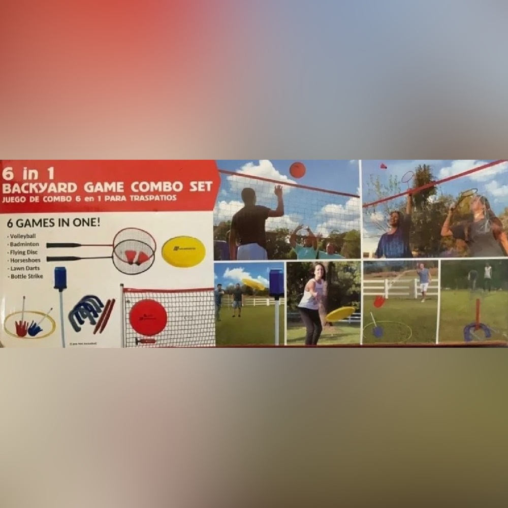 6 in 1 Backyard Game Combo Set